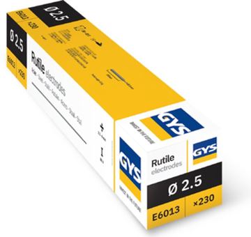 Image de 230 Électrodes rutiles E6013 Ø 2,5